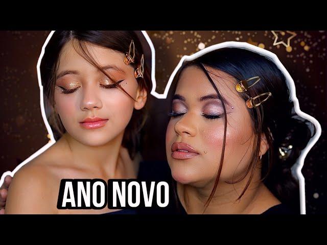 MAKE PARA FICAR GATA NO ANO NOVO *MAQUIAGEM GLOW* PARA ANO NOVO 2024 *TUTORIAL COMPLETO E SIMPLES*