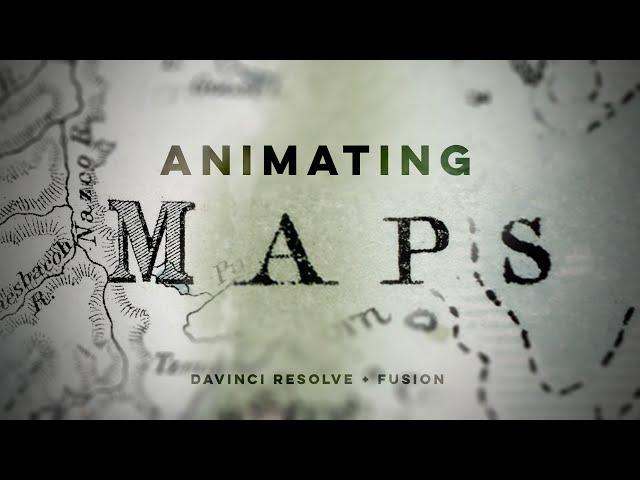 Making Maps That'll Impress Johnny Harris | DaVinci Resolve Fusion Motion Graphics Tutorial Pt. 1