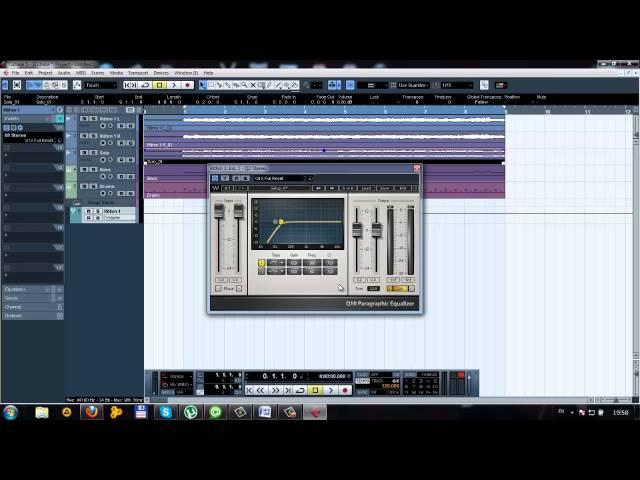 Запись электрогитары в Cubase 5