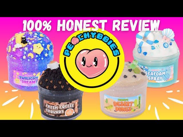 I TRIED A SAND SLIME FROM PEACHYBBIES!