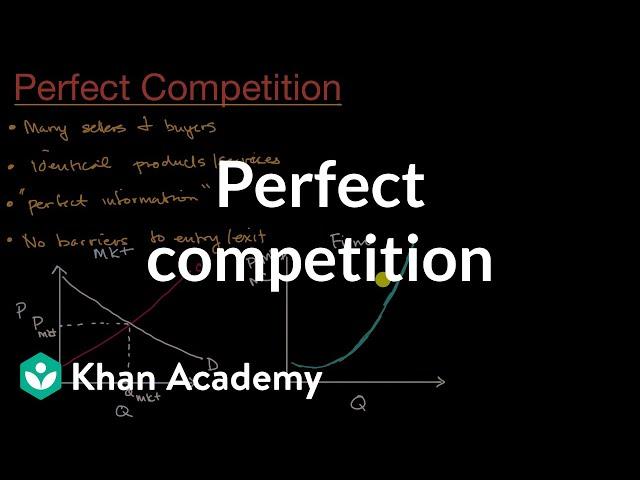 Perfect competition | Microeconomics | Khan Academy