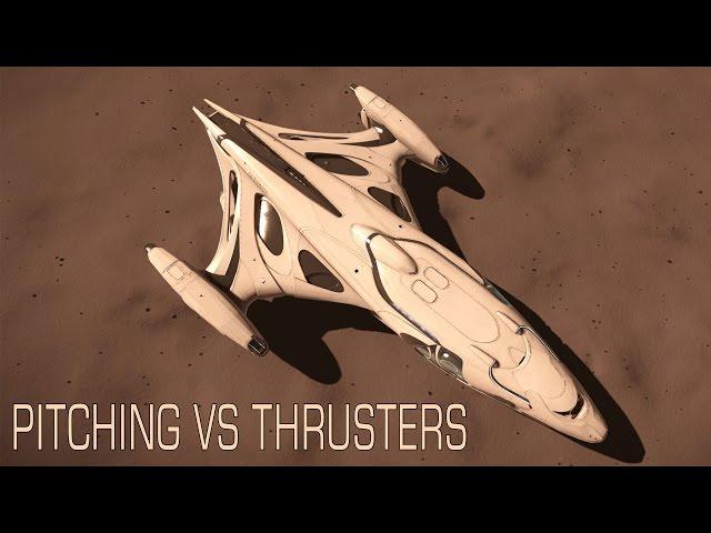 Elite:Dangerous. Imperial Cutter. Pitching vs modified Thrusters