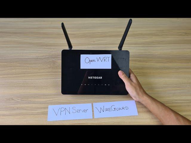 OpenWRT : Create VPN server with WireGuard