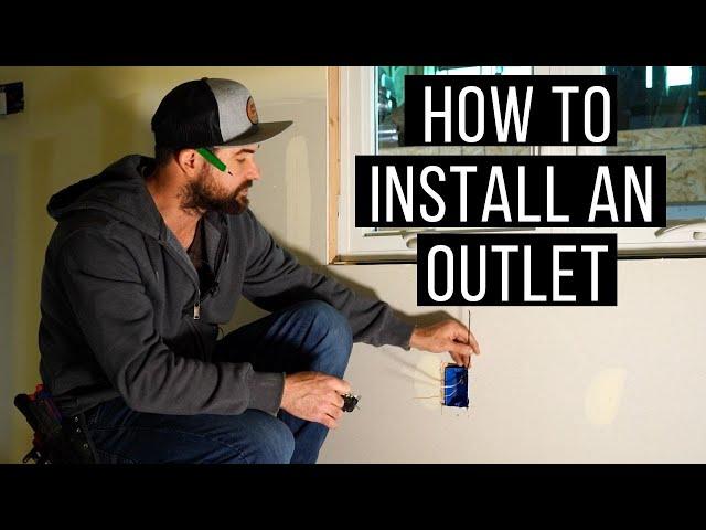 How to install an outlet at home