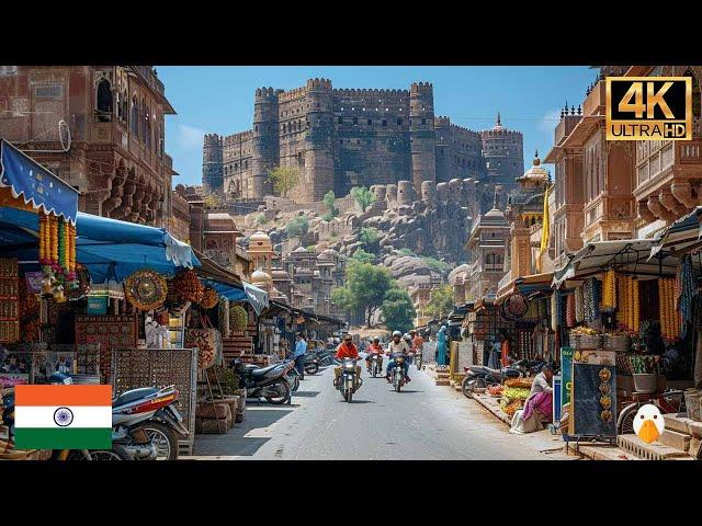 Jodhpur, India Discover the Most Exotic Markets in India! (4K HDR)