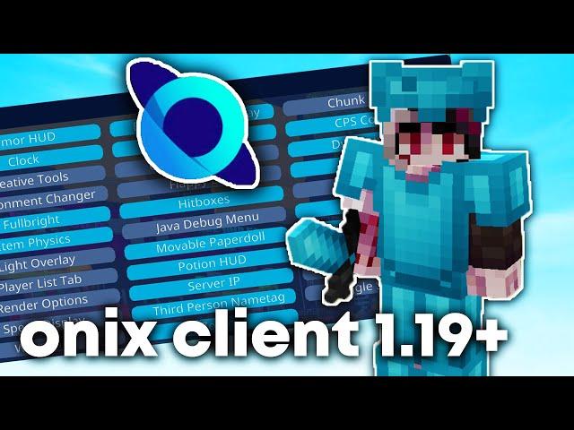 Onix Client - The BEST 1.20 Minecraft Bedrock Client ( FPS, CPS Counter, Keystrokes)