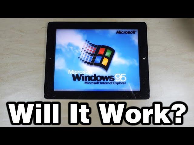 Installing Windows On An iPad From 2011