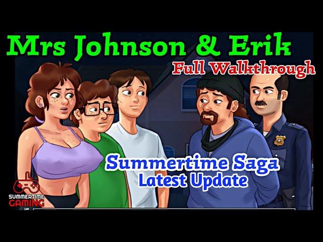 Mrs Johnson & Erik Full Walkthrough | Summertime saga 0.20.1 | Complete Storyline