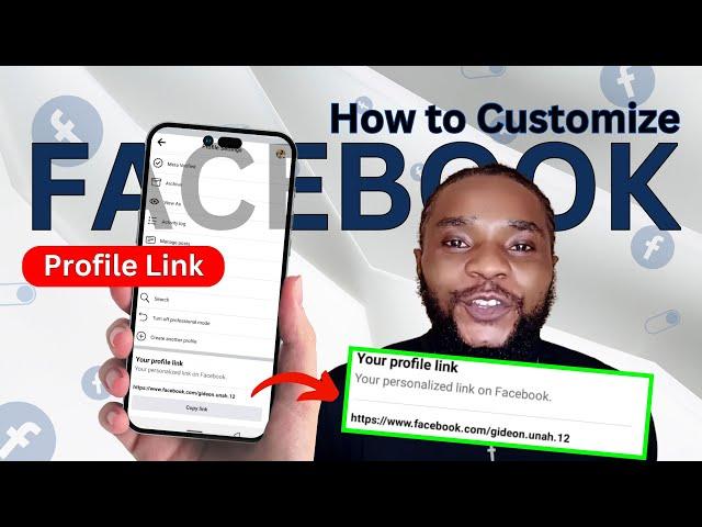 How to Change Facebook Profile Link | Customize your Facebook profile link #facebook