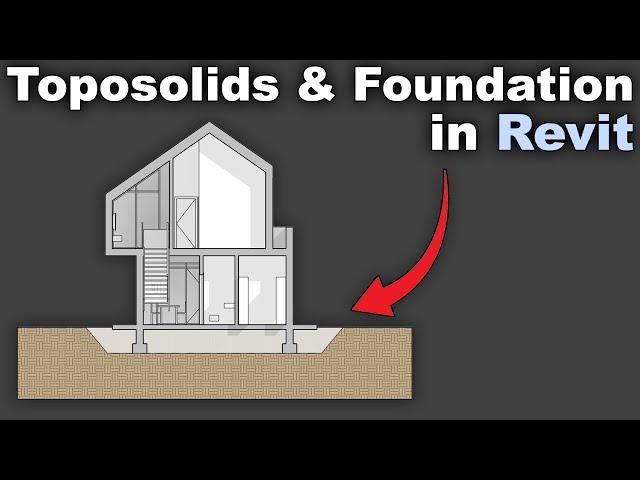 How to Connect the Building with the Toposolids in Revit Tutorial