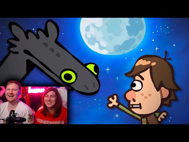 Настоящая версия "Как приручить дракона" | The Ultimate “How To Train Your Dragon” Cartoon | РЕАКЦИЯ