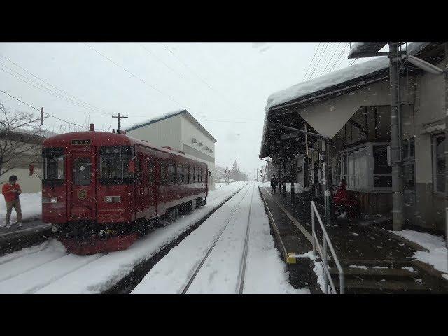 4K Cab view - Nagaragawa Railway Etsumi-Nan Line Hokunō to Mino-Ōta, Gifu Pref, Japan