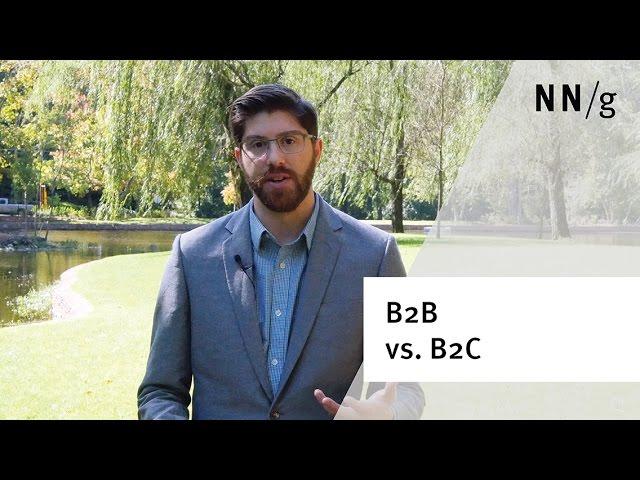 B2B vs. B2C Websites (Page Laubheimer)