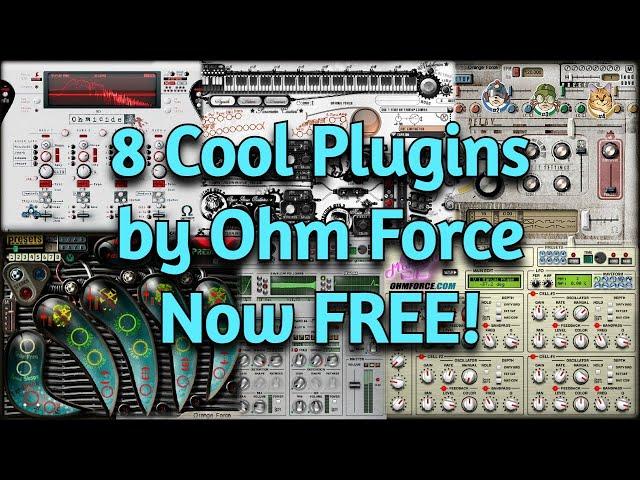 8 Legacy VST Plugins Now FREE (Effects & Instrument) by Ohm Force - Music Production Vsts