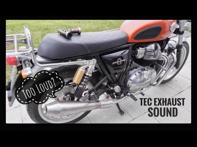 Interceptor 650 Tec Exhaust Sound Comparison #royalenfield #interceptor650 #exhaustsound