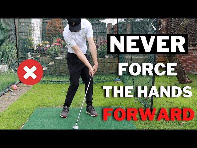 NEVER MAKE THIS GOLF FORWARD SHAFT LEAN MISTAKE