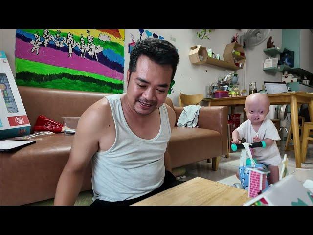 Gạo chúc mọi người cuối tuần vui vẻ ạ #tepgaofamily #begaotihon #funny #progeria #baby  #cute