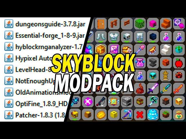 The BEST Hypixel Skyblock Mod Guide (2024)