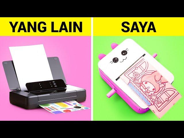 IDE KARDUS BRILIAN || Printer DIY Imut! Kerajinan Orang Tua Cerdas & Mainan DIY oleh 123 GO! SCHOOL