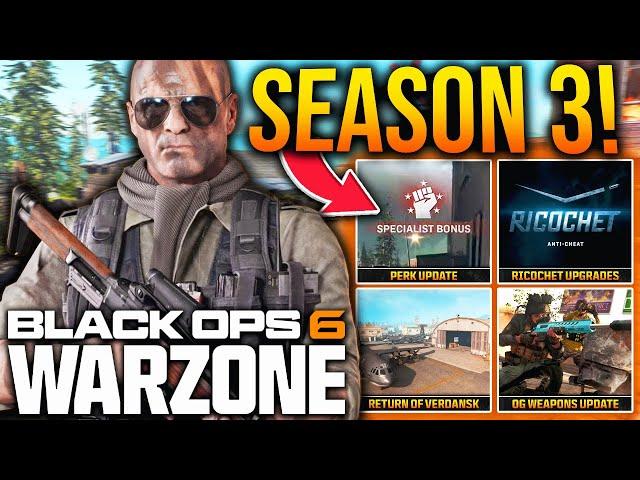 Black Ops 6: The MAJOR SEASON 3 UPDATE! (WARZONE Season 3)