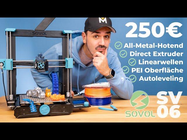 SOVOL SV06 | Profi 3D Drucker für 250€ auch für Anfänger?! (Test 2022)