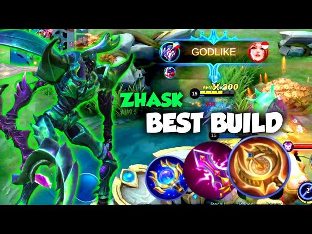 ZHASK FULL DAMAGE ONLY | TOP GLOBAL ZHASK BEST BUILD 2021 | MOBILE LEGENDS