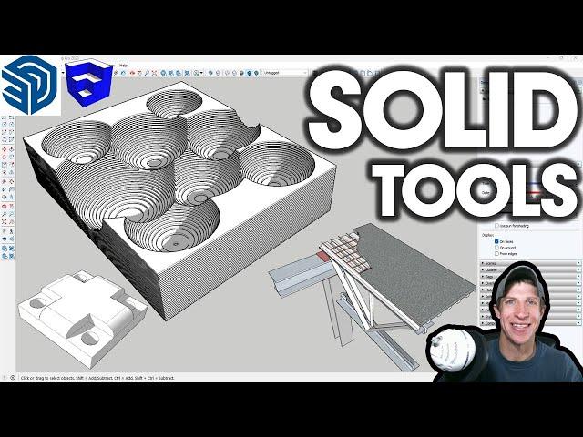 The Ultimate Guide to SOLID MODELING in SketchUp! (Solid Tools Tutorial)