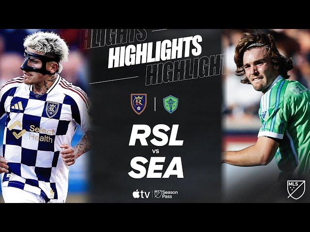 HIGHLIGHTS: Real Salt Lake vs. Seattle Sounders FC | March 1, 2025