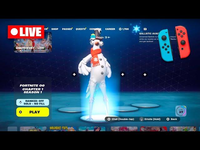  Fortnite Nintendo Switch Live Stream!! (Playing Ranked)