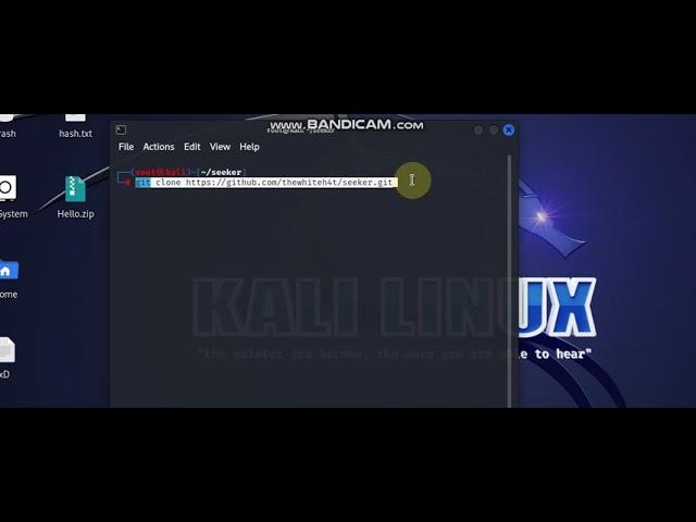 HOW TO GET ANYONE'S IP ADDRESS & LOCATION || KALI LINUX TUTORIAL || SEEKER || #kalilinux #seekerpy