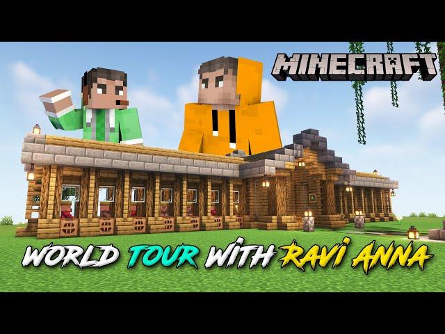 My World Tour With Ravi Anna | Minecraft In Telugu | GMK GAMER