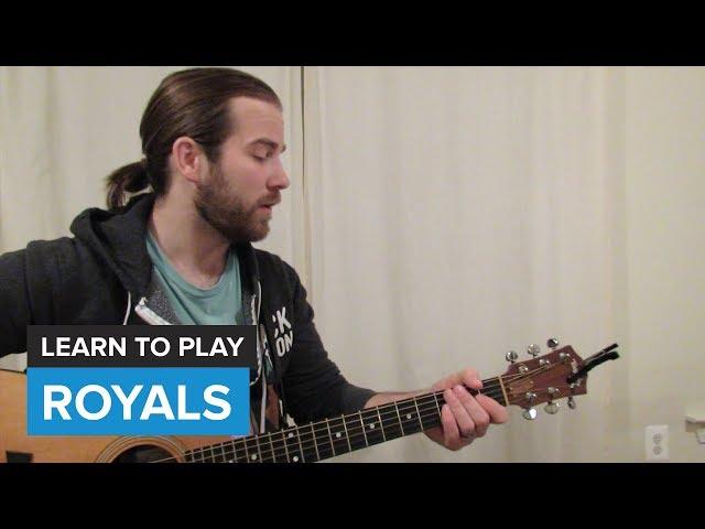 How to play "Royals" by Lorde (Guitar Chords & Lesson)