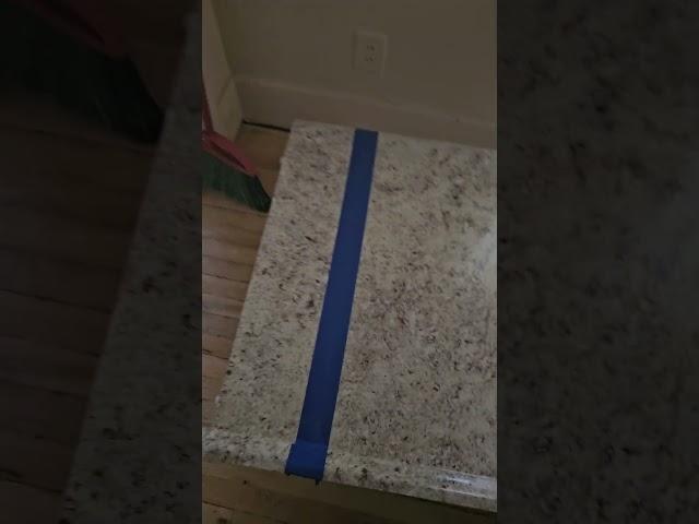 How to cut a wood or formica counter top