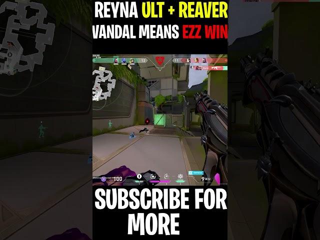 Reyna Is ABSOLUTELY Dominating with Reaver Vandal #valorant #gaming #valorantclips #gaming