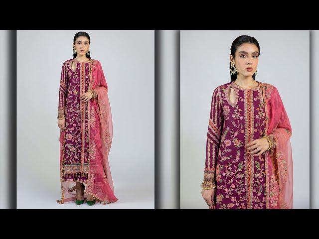 Hussain Rehar New Luxury lawn Collection 2023 | Code Gul