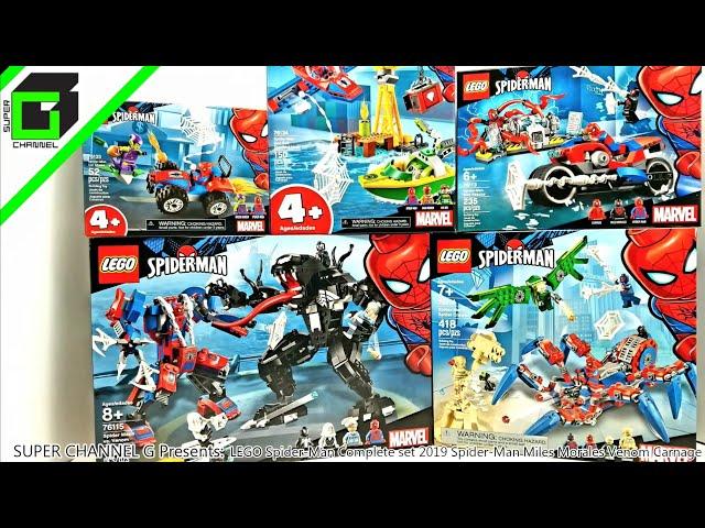 New LEGO SPIDER-MAN Complete Set UNBOXING 2019 just in time for SPIDER-MAN: INTO THE SPIDER-VERSE!