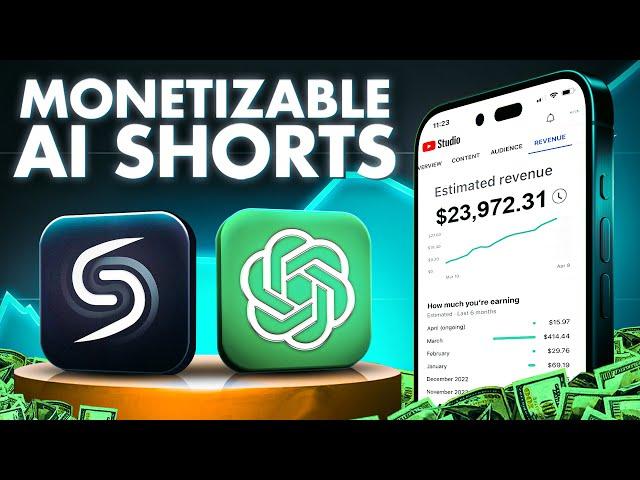 How To Create MONETIZABLE YouTube Shorts With New AI Method