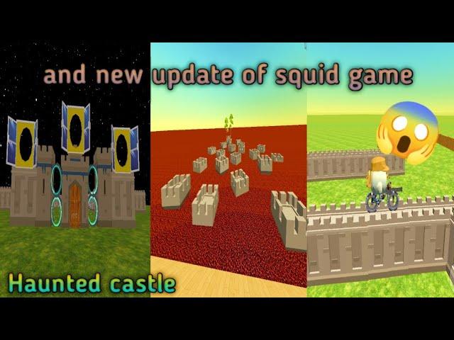 New update of squid game and Haunted castle chicken gun