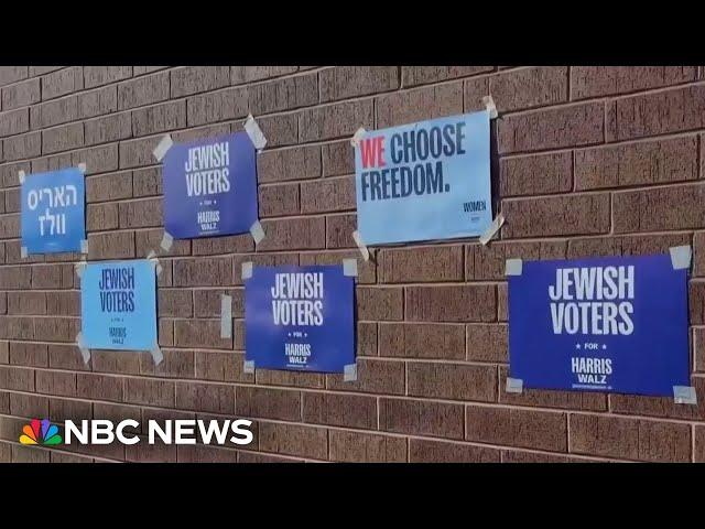 Both campaigns compete for Jewish voters in Pennsylvania