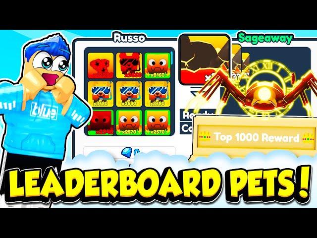 THEY TRADED ME INSANELY OP LEADERBOARD PETS IN TAPPING SIMULATOR!!