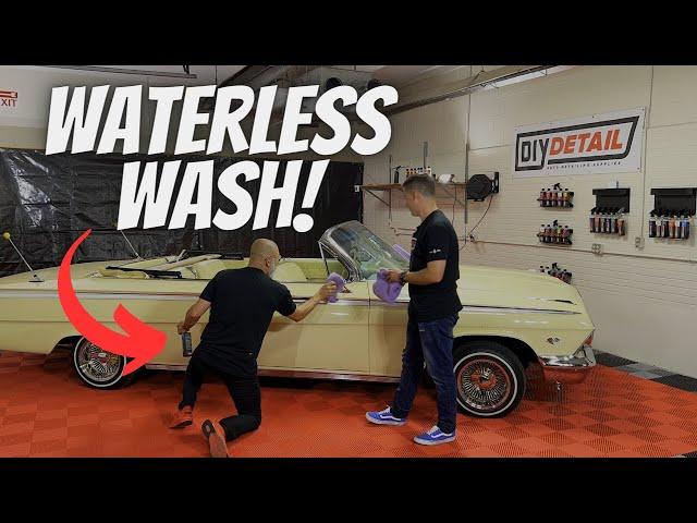 How to WATERLESS wash your car (do's and don'ts)