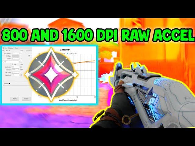 Raw Accel Valorant Settings 800 And 1600 Dpi