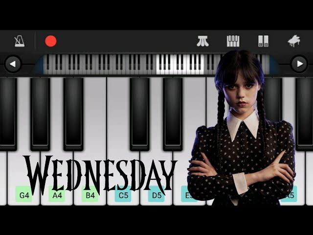 Lady Gaga - Bloody Mary | Wednesday | Perfect Piano | Basic Piano