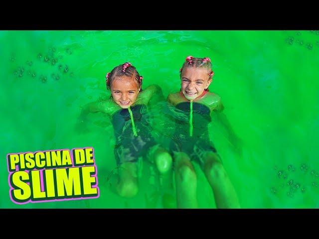 Las Ratitas LLENAN la PISCINA de SLIME