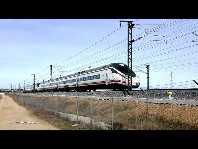 TRAINSPOTTING (VOL. 5380) trenes de Alta Velocidad Renfe (Provincia de Valladolid) (UHD 4K)