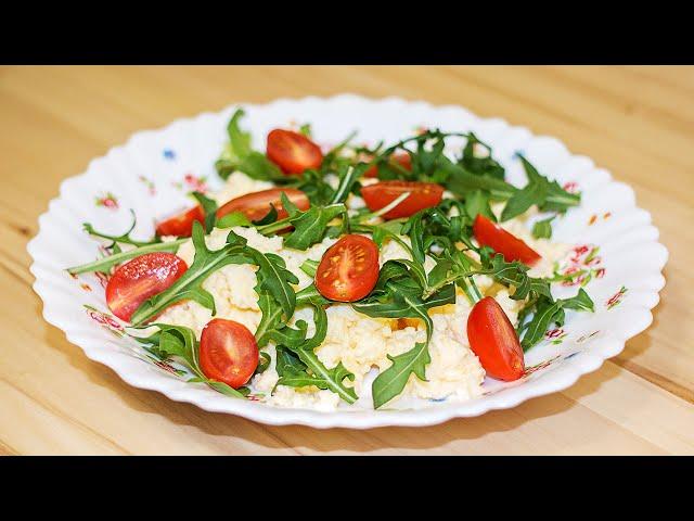 Healthy Tasty Breakfast in 5 minutes  Unusual Curd Omelet  IrinaCooking