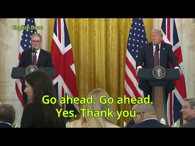 President Trump Holds a Press Conference with Prime Minister Keir Starmer of the United Kingdom