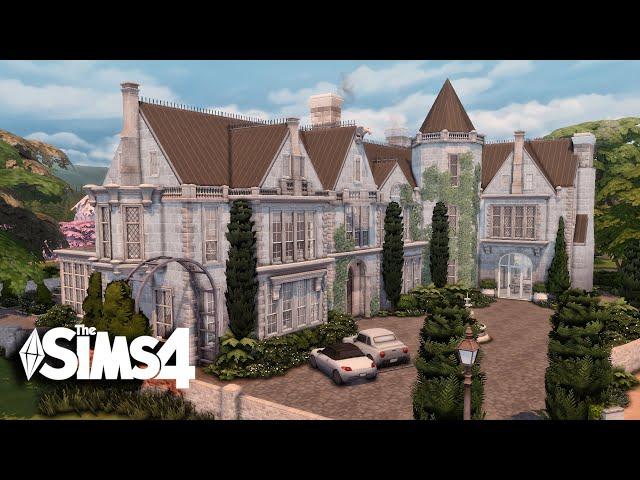 English manor family house | Interior | The Sims 4  Base Game + CC build