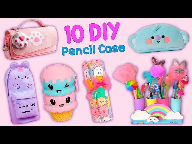 10 PENCIL CASE and PENCIL HOLDER IDEAS YOU WILL LOVE - Cute and Easy