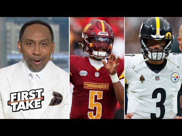 FIRST TAKE | Jayden Daniels' era of dominance is here to stay - Stephen A. on Commanders vs Steelers